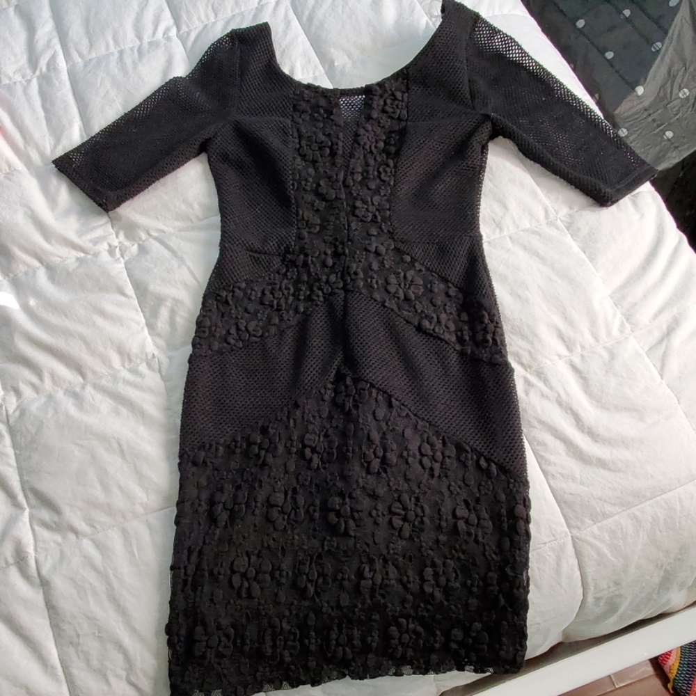 Black Fishnet Dress